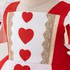 Queen of Hearts Halloween Cosplay Skirt and Gown Costume