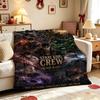 Harry Potter'S Magical World Pattern Theme Flannel Blanket Allseason Fleece Blanket For Bedroom Sofa Bed Home Decor Christmas Gift