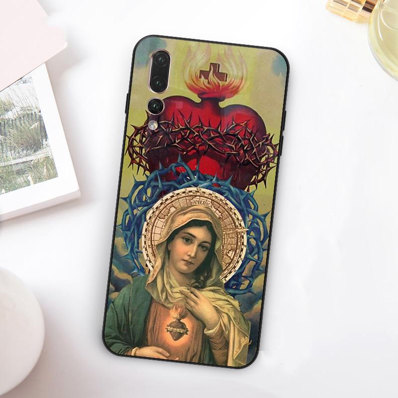 Virgin Mary Christian For Huawei Nova Y60 Y70 Y90 Y72 Y73 Y61 Y91 7i 8i 11i 12i 12s 9 10 SE P20 P30 P40 Lite Case