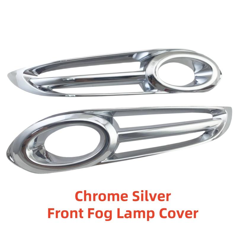 Car Chrome Fog light Decoration Accessories Front Fog Lamp Cover Trim Paste Style For Honda HRV Vezel 2014 2015 2016 2017 2018
