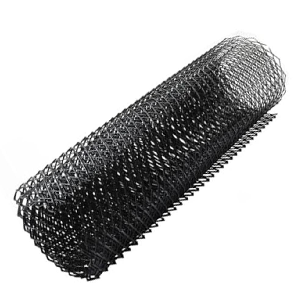 100cmx33cm Aluminum Alloy Grille Mesh Roll Automotive Grille Insert Bumper Rhombic Hole Black Car Grill Mesh Sheet