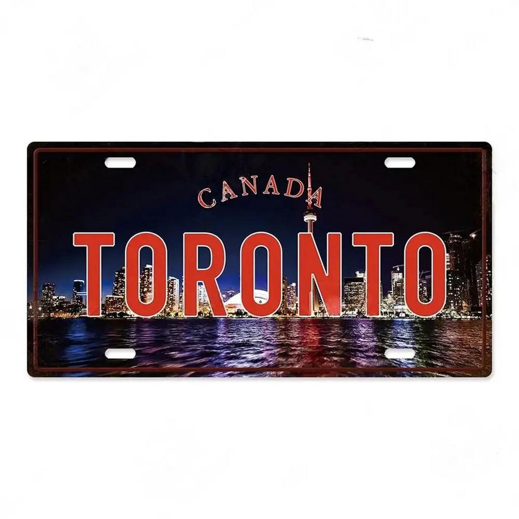 Barcelona Asntoniri Milano Chicago Metal Tin Signs Vintage Plaque Auto Plate Embossed Tag Garage Bar Pub Clubs Home Wall Decor