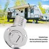 Stainless Steel Fuel Deck Fill 38mm Gas Filler Neck Compact Boat Fuel Cap  for RV Fuel Tank Upgrade
