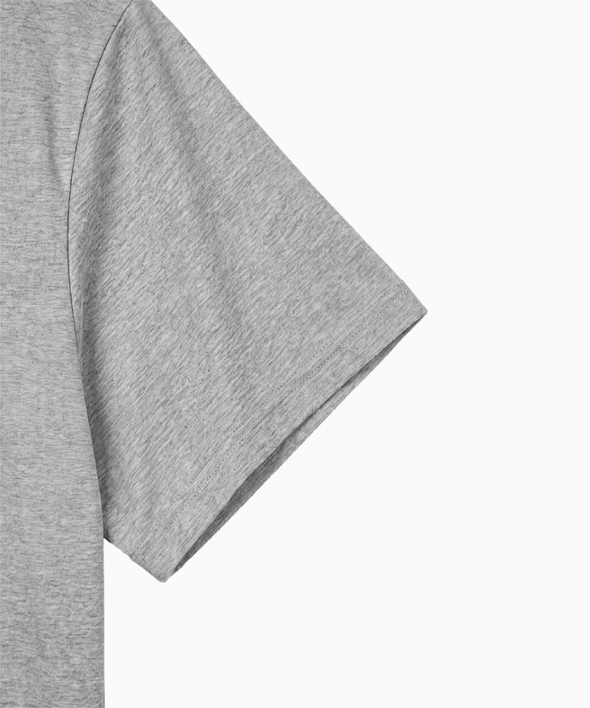 SAINTPAIN Sp Heavyweight Layer Crossbody Short Sleeve Tee Melange Grey