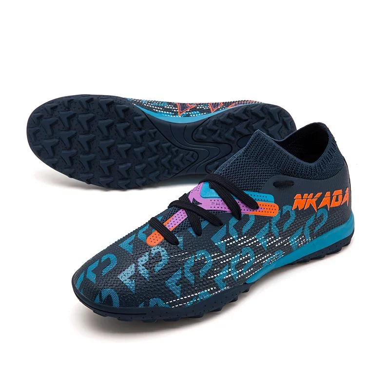 High-quality Professional Soccer Shoes Men Women Fashion Black Golden Football Training Shoes Men Futsal Sneakers Zapatos Futbol