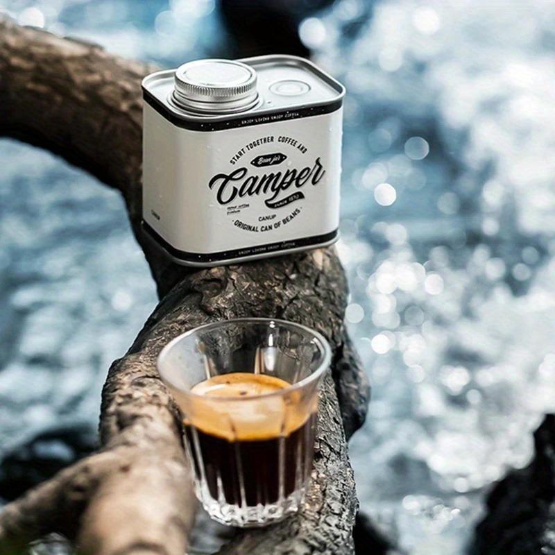 1pcs Coffee Beans Sealed Cans Outdoor Camping Tin Box Packaging Storage Fresh-Keeping Breathing Tin Cans.