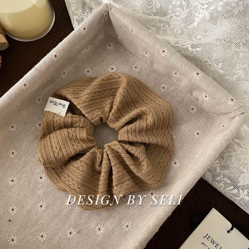 Scrunchie Multi Styles Floral Plaid Soft Fabric Minimalist Versatile Women Hair Tie Hair Accessories