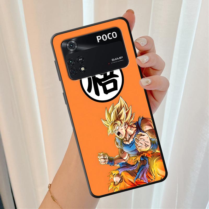 Dragon Ball Son Goku Cloud Black Soft Phone Cover Case for Xiaomi Poco F1 F3 X3 X4 X5 X7 Pro C61 C40 C50 M5 C71 M3 M4 M7 Pro C75