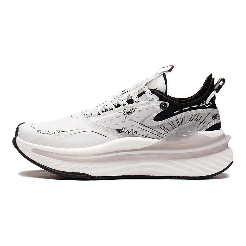 Li Ning Exceed 6 Fabric Low top Sports Casual Shoes Women's White Black AGLS016-5