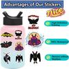 50Pcs Cute Cartoon Mothman Stickers For Diy Luggage Laptop Skateboard Motorcycle Bicycle Decals Graffiti Stickers Toys
