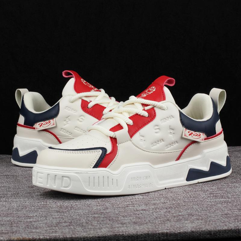 

Мужская модная обувь. Обувь для хлеба на толстой подошве. Мужская обувь для доски. Мужская обувь для скейтборда на мягкой подошве. Кожаная мужская повседневная спортивная обувь. 44