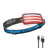 Smiling Shark Headlight Red Light Version Ideal for Rechargeable Headlight Fishing Light 6x Brighter Red Light Wide Angle Illumination USB