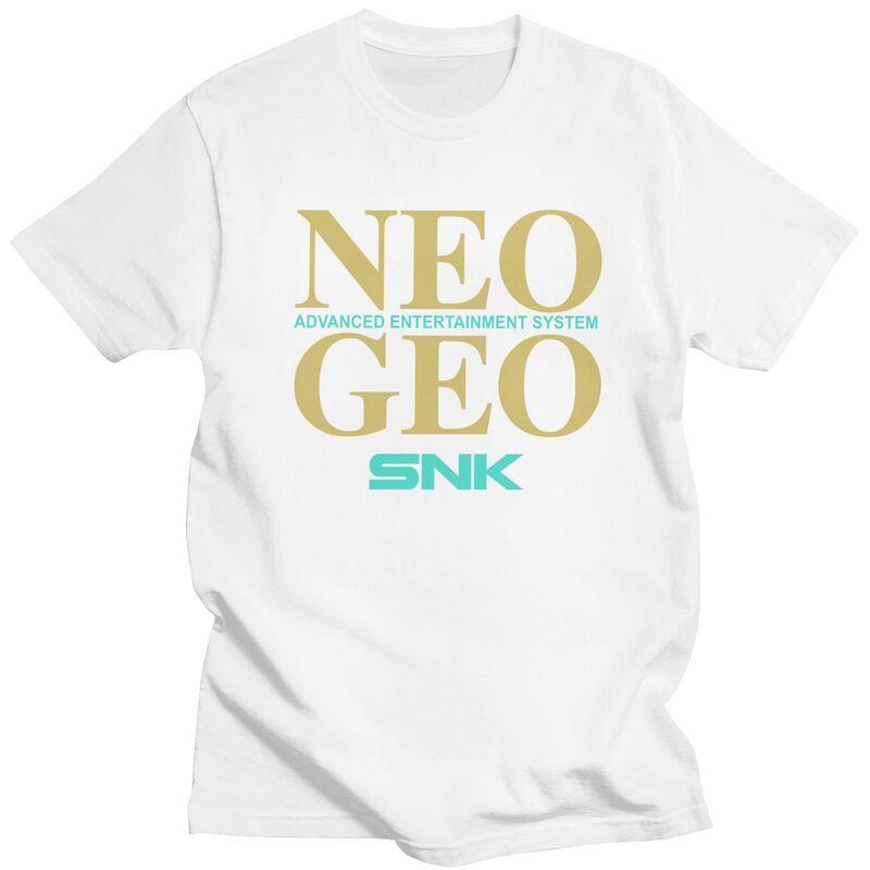 Vlastní pánská retro trička s arkádovou hrou Neo Geo Snk, trička s krátkým rukávem z bavlny, klasická trička, trička pro volný čas, volný střih