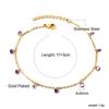 Bracelet Cute Sweet Butterfly Dragonfly Pendant with White Diamond Bracelet Stainless Steel Jewelry
