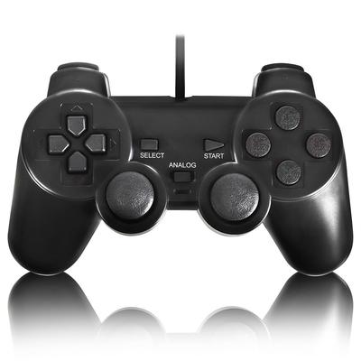 K&SGAMER PS2 Compatible Wired Controller Gamepad with Genuine-Quality Controls, High-Precision Buttons, and Comfortable Grip (Black)