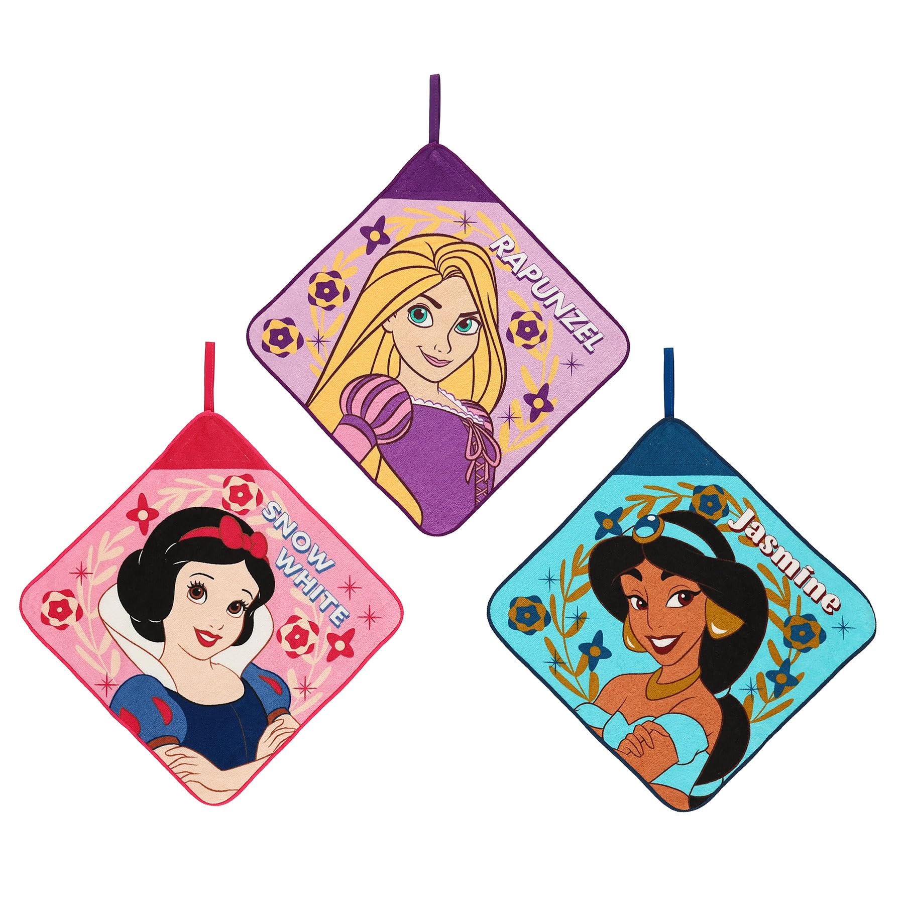 Marushin Loop Towel Disney Princess Strong Flower Leaf Disney Princess Girls Women Cute Nursery Kindergarten School Entrance Towel Loop Towel Towel