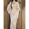 New Chinese-Style National Fashion Improved Hanfu Dress for Women, 2026 New Model, Cool and Elegant Retro Qipao Dress