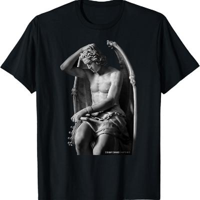 Lucifer Morningstar Statue T-Shirt