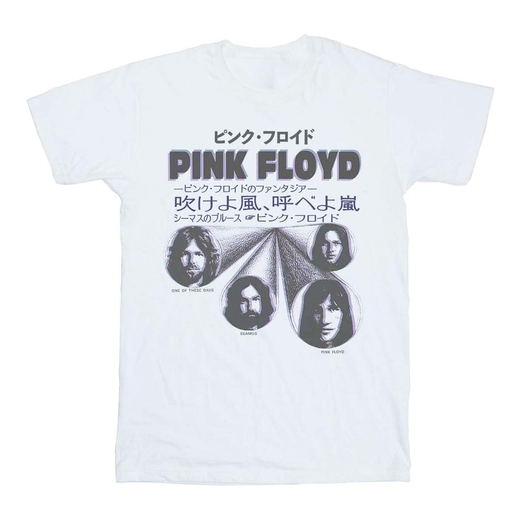 Pink Floyd Womens/Ladies Japanese Cover Cotton Boyfriend T-Shirt