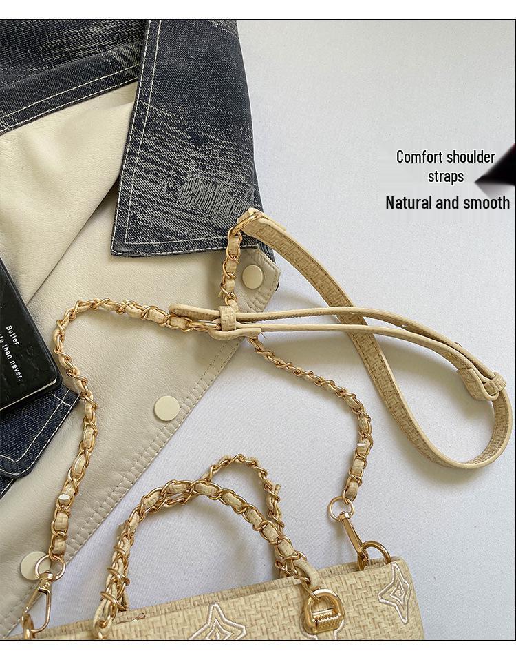 Women's Stylish Embossed Crossbody Bag: Trendy, Versatile, Large Capacity Shoulder & Commuting Bucket Bag