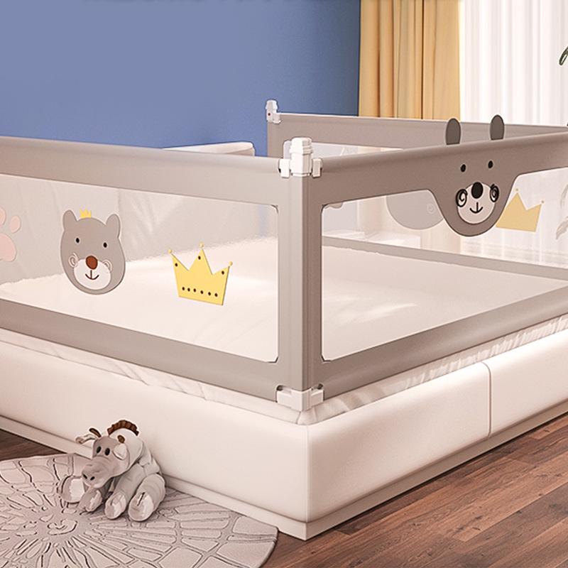 Verstelbare Verticale Hefbare Babybedhek - Valbescherminghek voor Grote Kinderbedden