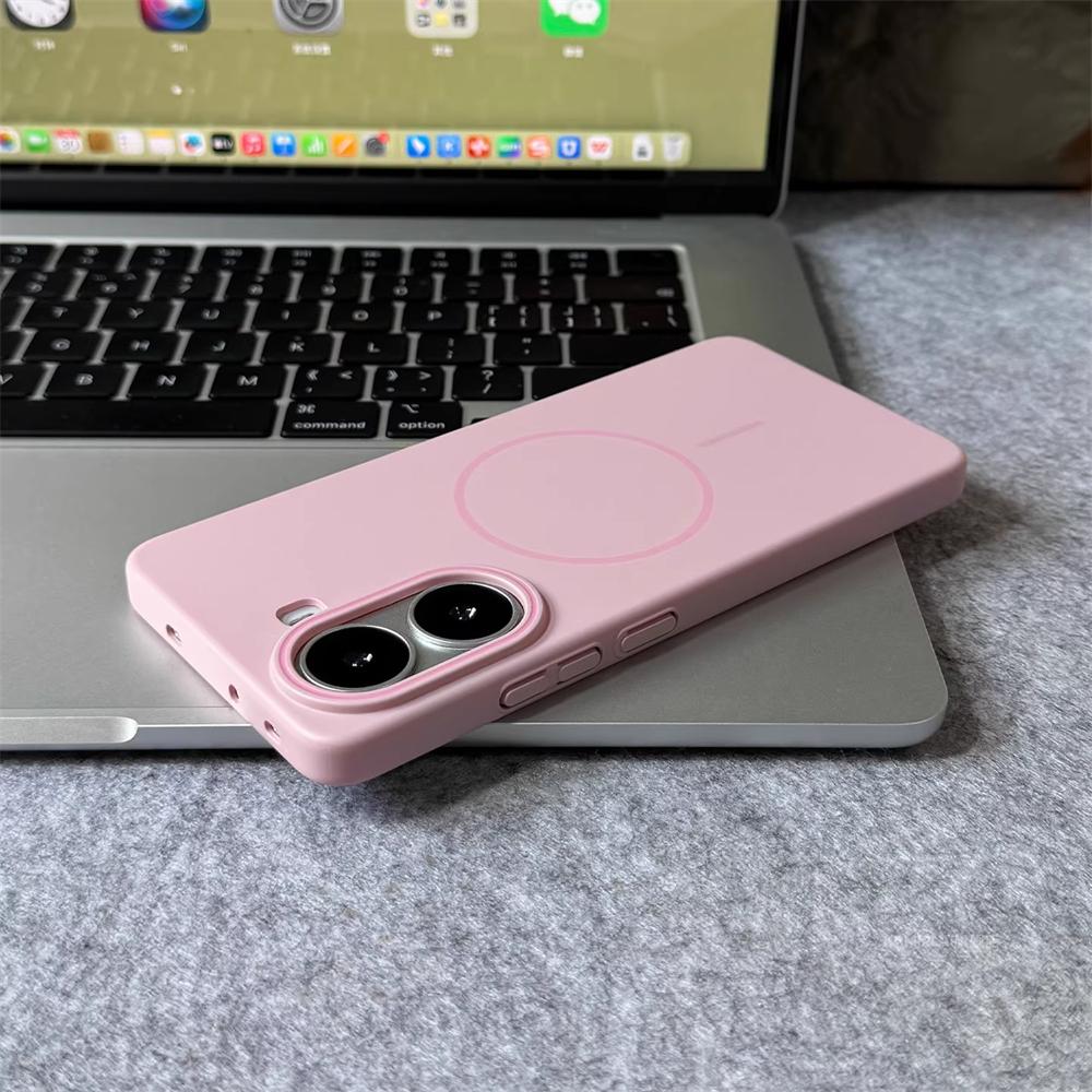 Ultra-thin Solid Color Matte Magnectic Case For Xiaomi POCO X7 Pro F7 F6 M6 F5 X5 X6  Ultra Wireless Charging Slim Hard PC Cover