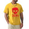 2025 New Zero Original Skateboard Retro Skeleton Men's Black T-shirt Unisex Men's 100% Cotton T-shirt Loose Version