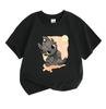Kids Boys Girls 100% Cotton Short Sleeve Crew Neck T-Shirt,