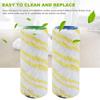 2 Pieces Set of Rollers for Karcher FC5 FC7 FC3 FC3D Cleaner 2 Yellow