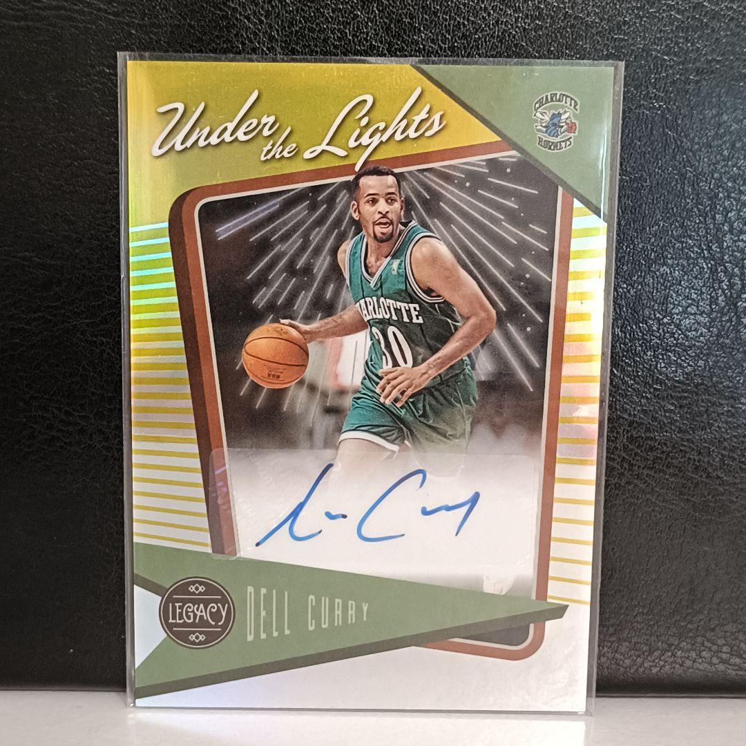Used Limited to 10 Dell Curry Dell Curry Autograph Auto Panini