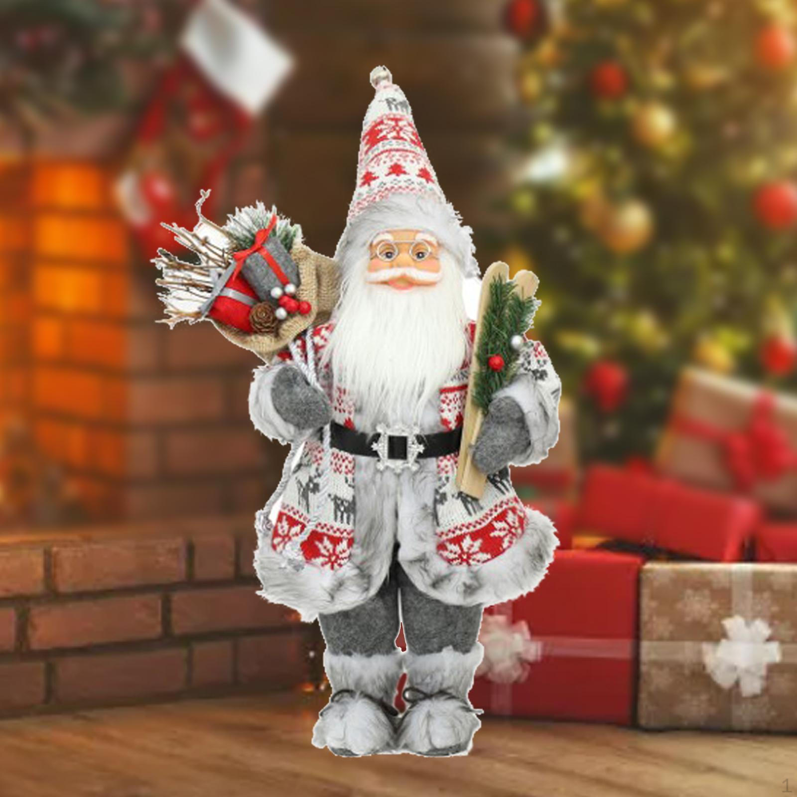 Фигурки Настольное украшение Плюшевая кукла Настольные украшения Стоящая фигурка Санты Style 2