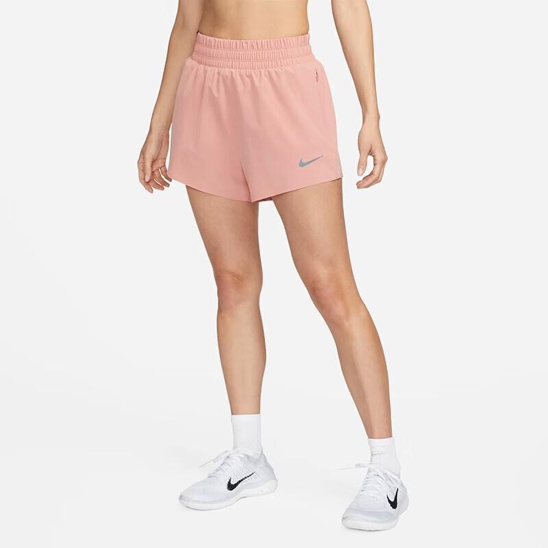 Nike Sports Shorts Women's Stardust Red Moderate A Line FB7629-618