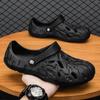 Men’s Large Size Closed Toe Buckle Sandals Slippers (Sizes 46-49) for Beach