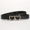 1pc Cute Heart Buckle Belt Adjustable Waist Cincher, Perfect for Jeans, Dresses & Pants - Playful Candy Colors