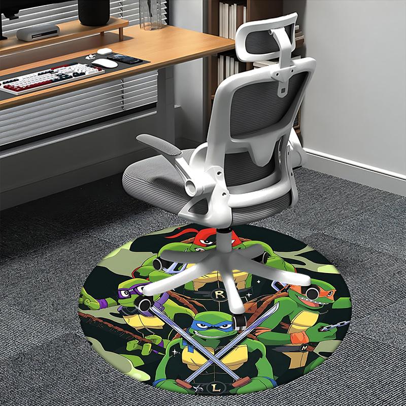 

Teenage Mutant Ninja Turtles,TMNT Chair mat Round Rug Office carpet, Non slip, Suitable for Living Rooms, Bedrooms,Decor1205754a 80cm by 80cm