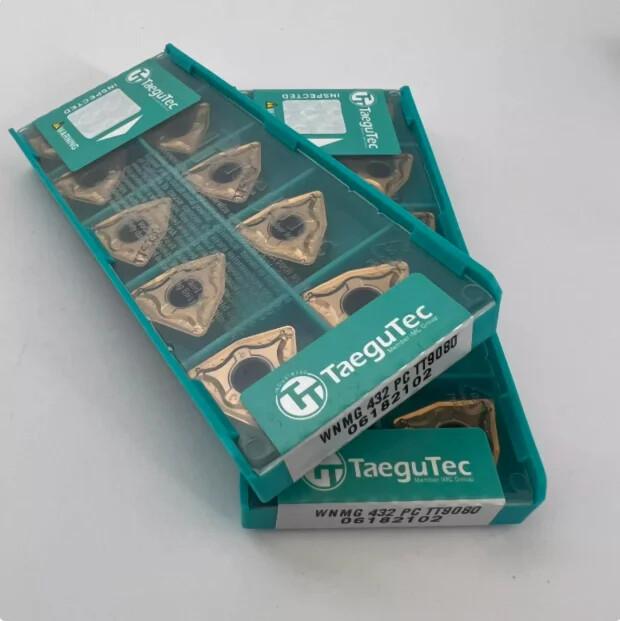 TaeguTec / WNMG080412PC TT9080 /Original genuine CNC alloy blade 10 PCS