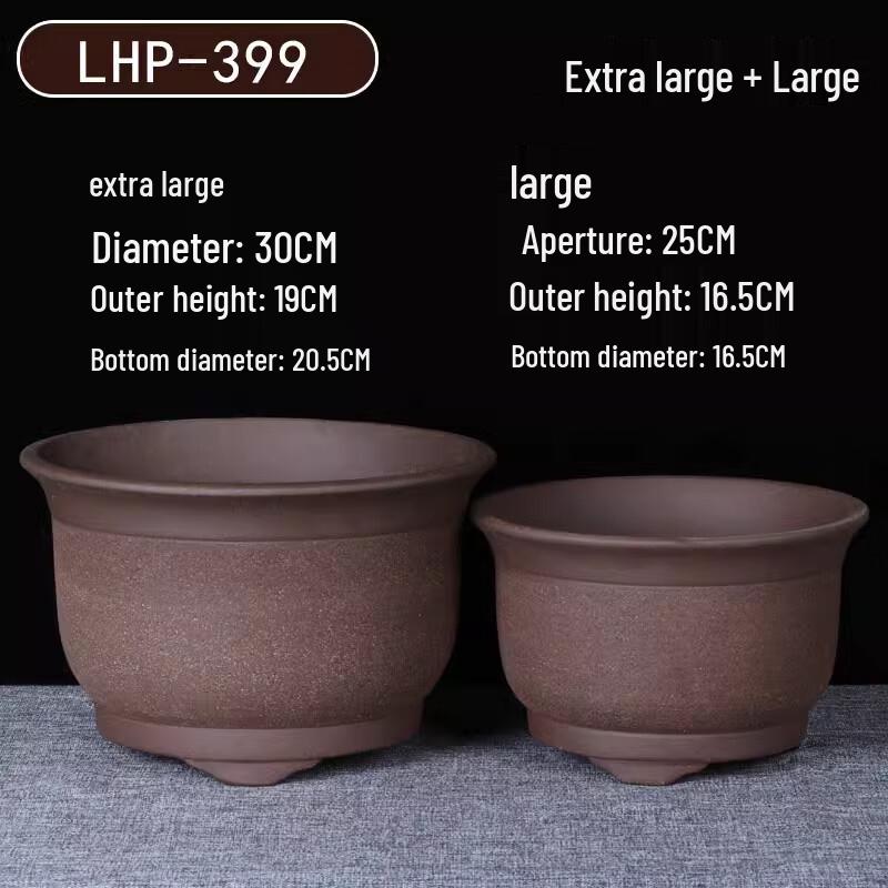

Maididuo Ceramic Round Succulent/Orchid Pot Set