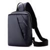 Men's Waterproof Large Capacity Outdoor Chest Bag - Fashionable and Simple Shoulder Messenger Backpack