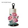 Acrylic Wood Base Christmas Paper Towel Holder Kitchen Roll Dispenser  Christmas Holiday