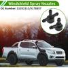 No.31391513/9178897 Windshield Washer Nozzle for Volvo Black Front Windshield Spray Nozzles Wiper Spray Washer Jet Plastic 1Set