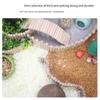 Wooden Hamster Suspension Bridge Multifunctional Hamster Habitat Toy  Hedgehog