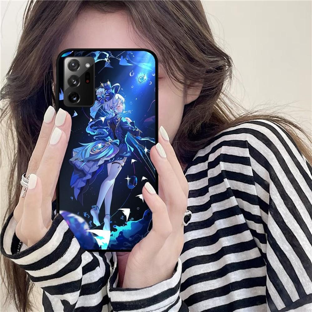 Genshin Impact Furina Phone Case For Samsung Note 8 9 10 20 Pro Plus Lite M 10 11 20 30 21 31 51 A 21 22 42 02 03