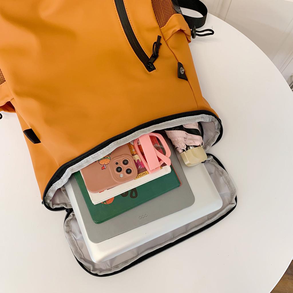 Schoolbag Korean version ins new high-value fresh macaron backpack junior high school students lightweight large-capacity backpack