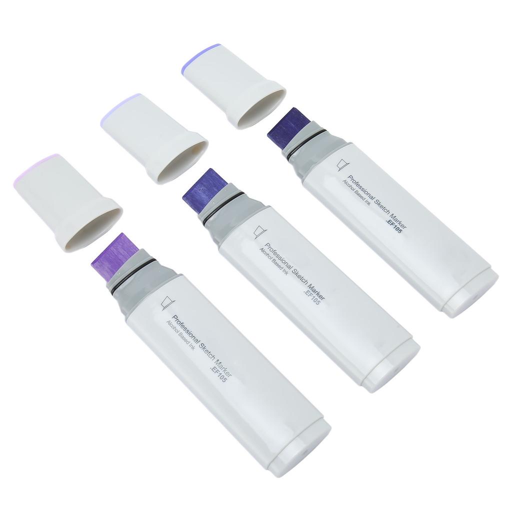 Set di 3 pennarelli Jumbo Professionali Grandi Larghi HD Pittura a Essiccazione Rapida Pennarello Set per Pittura Disegno