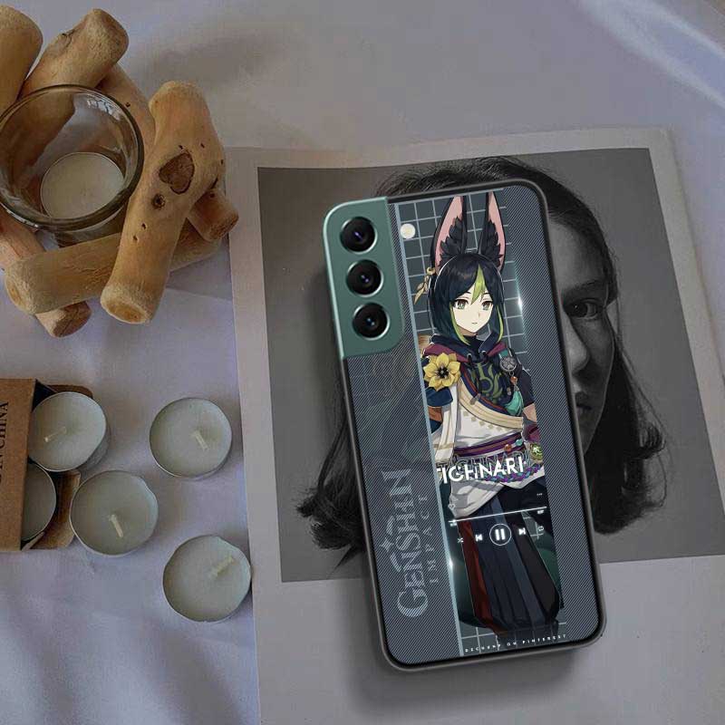Genshin Impact Tighnari Phone Case For Samsung Galaxy S22 S25 Ultra S21 S10 Plus S26 Edge S20 S23 S24 FE Cover Silicone Soft