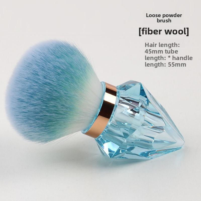 Travel Portable Nail Art Dust Brush Mini Mushroom Head Large Loose Powder Brush Makeup Brush