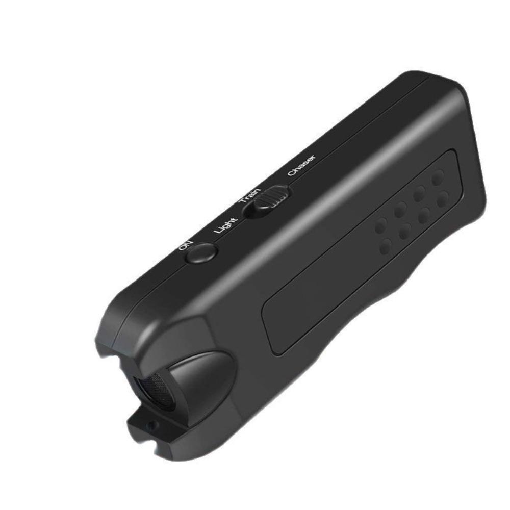 

Электронный отпугиватель собак 3 в 1, работающий от батареек, средство от лая собак, для использования на улице чёрный