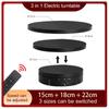 Vânzare fierbinte 3 viteze Vizualizator electric rotativ 360° Reglarea plăcii rotative Suport de afișare cu încărcare USB pentru accesoriu de filmare video
