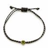 Crystal Gemstone Braided Rope Bracelet Multicolor Bohemian Bracelet Zircon Bracelet  For Women