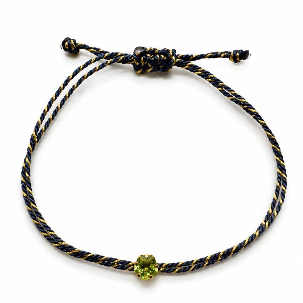 Crystal Gemstone Braided Rope Bracelet Multicolor Bohemian Bracelet Zircon Bracelet For Women